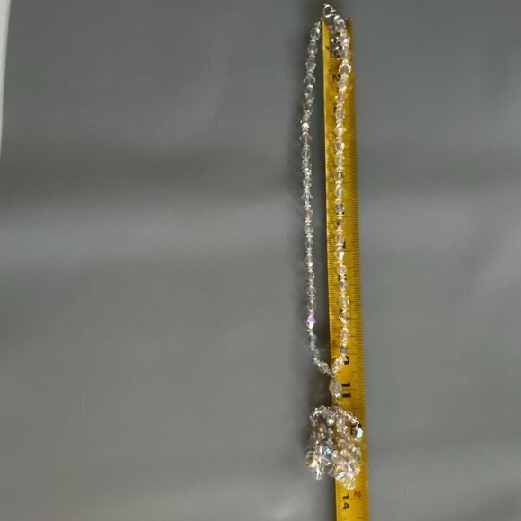 Coro 1950's Aurora Borealis Crystal Necklace & Earrings​​​ - Picture 8 of 11